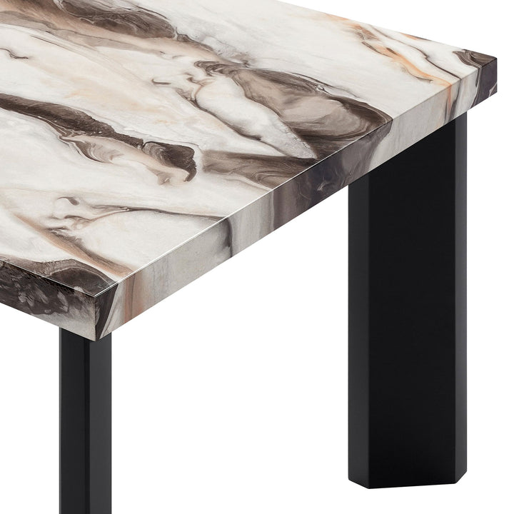 Strata Faux Marble 3 Pc Occasional Set- 1 Coffee &amp; 2 End Tabl