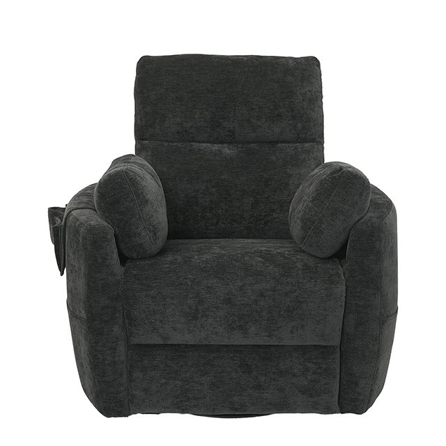 Rogers Power Recliner, Charcoal Gray - view 2