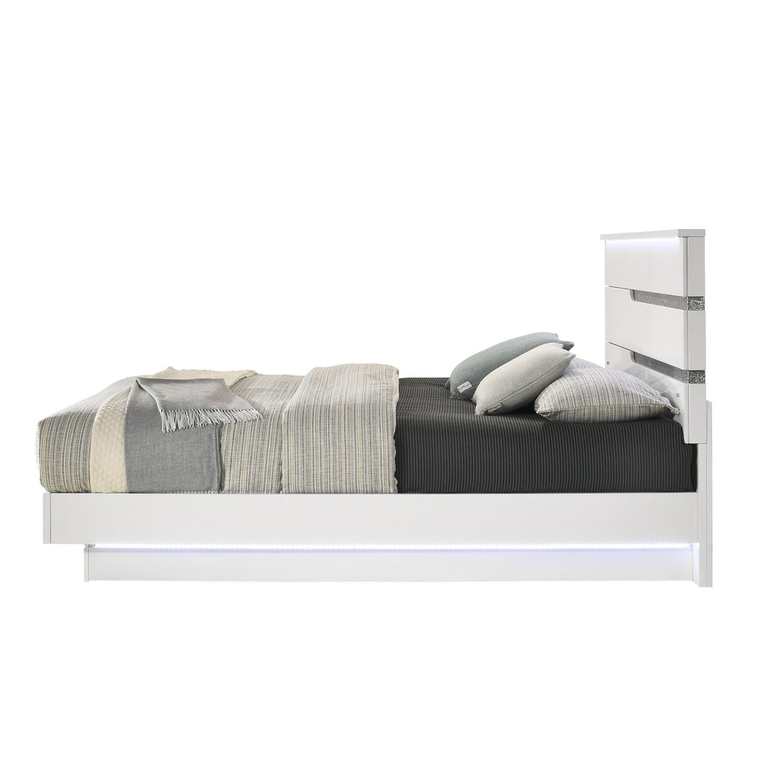 Paradox 6/0 WK Platform Bed Rails & Slats-White