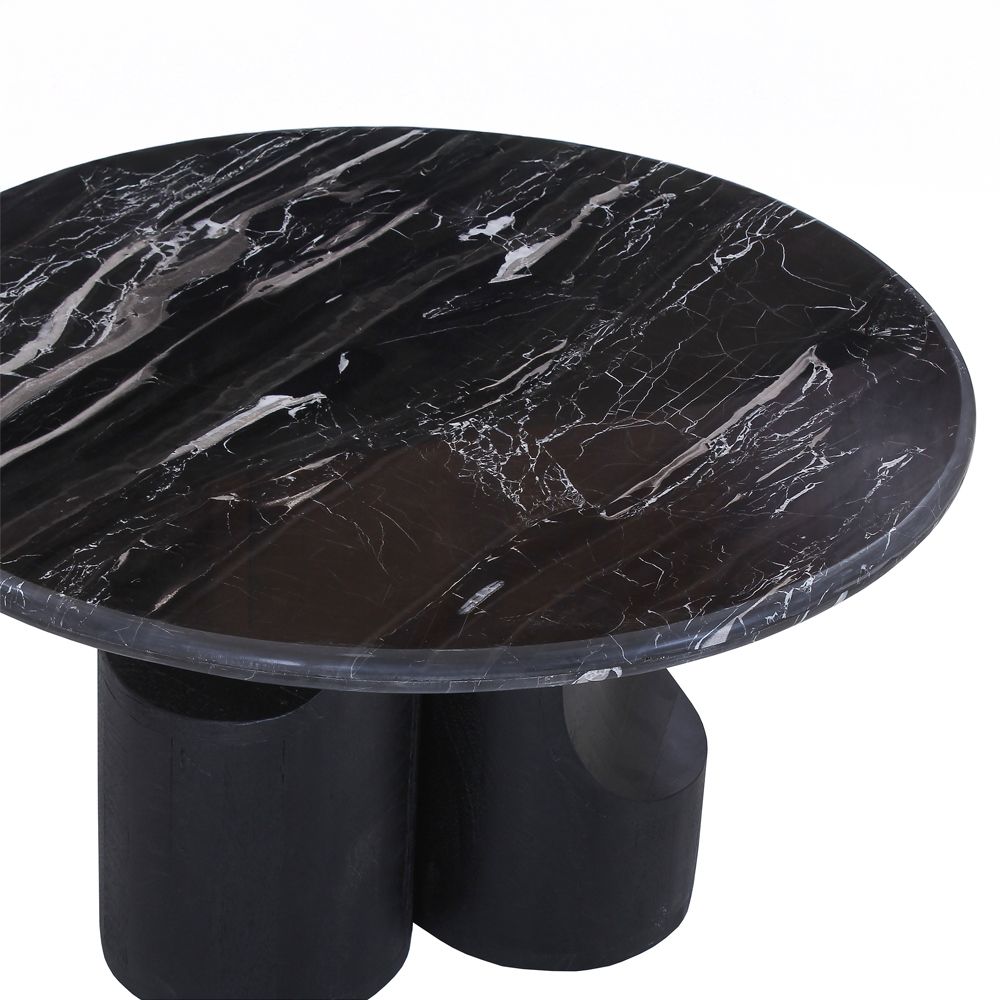 Kinton Coffee Table w/Natural Marble Top – view 3