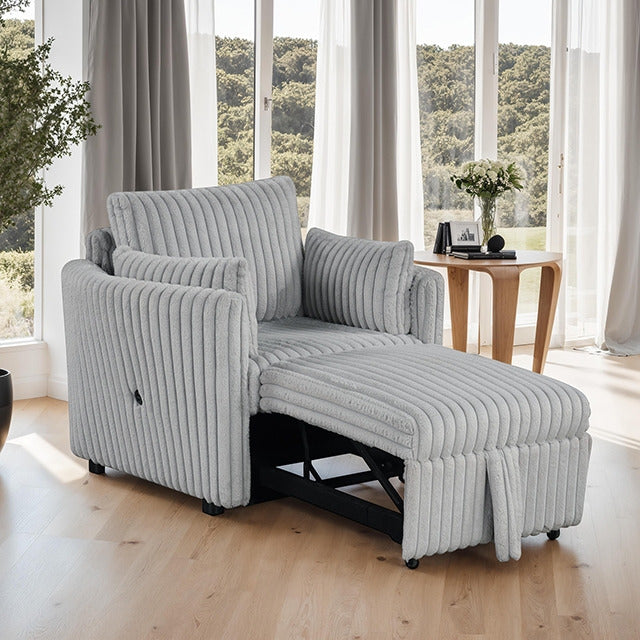 Denholme Chair, Gray - view 3