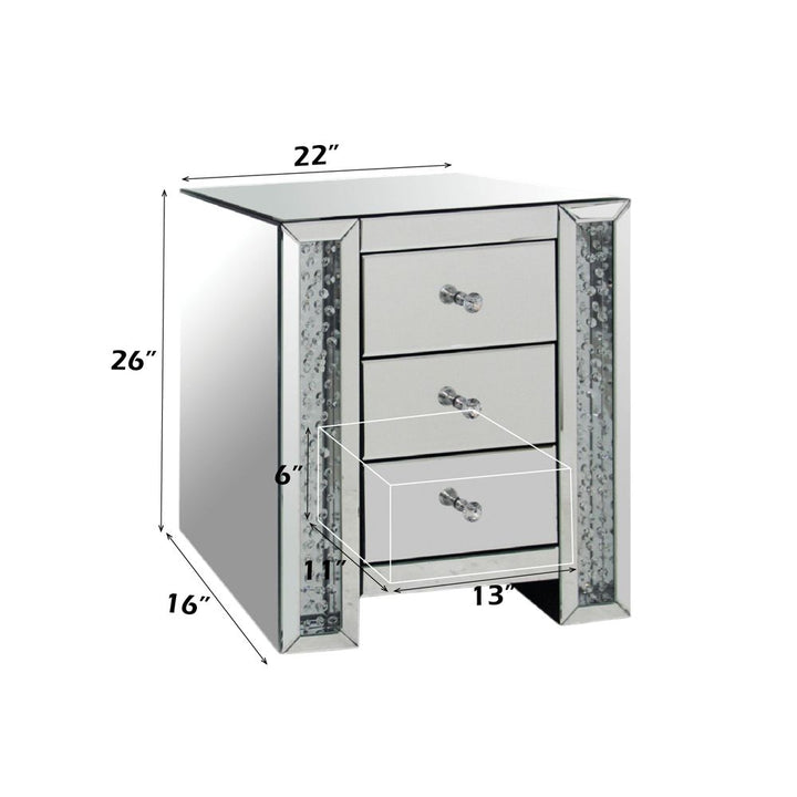 Nysa Accent Table – dimensions diagram