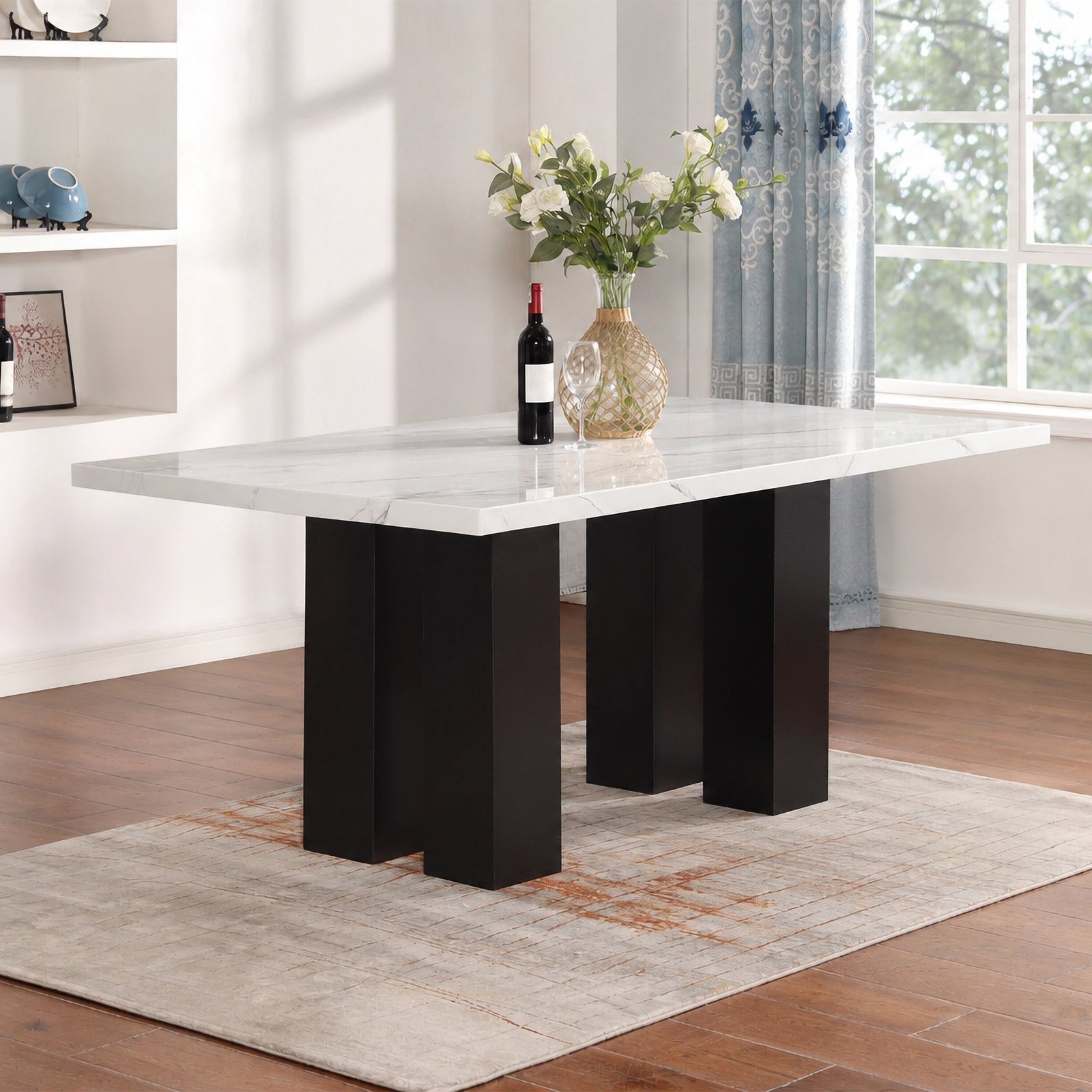 Faust Table Top-Faux Marble