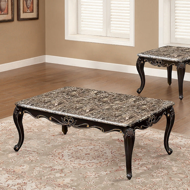 Albacete Coffee Table, Dark Walnut