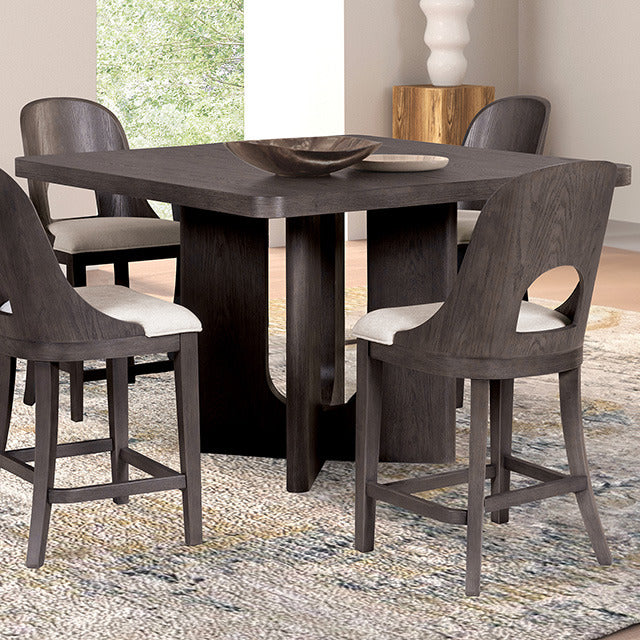 Sterling West 7 Pc Counter Ht Table Set, Ash Gray - view 5