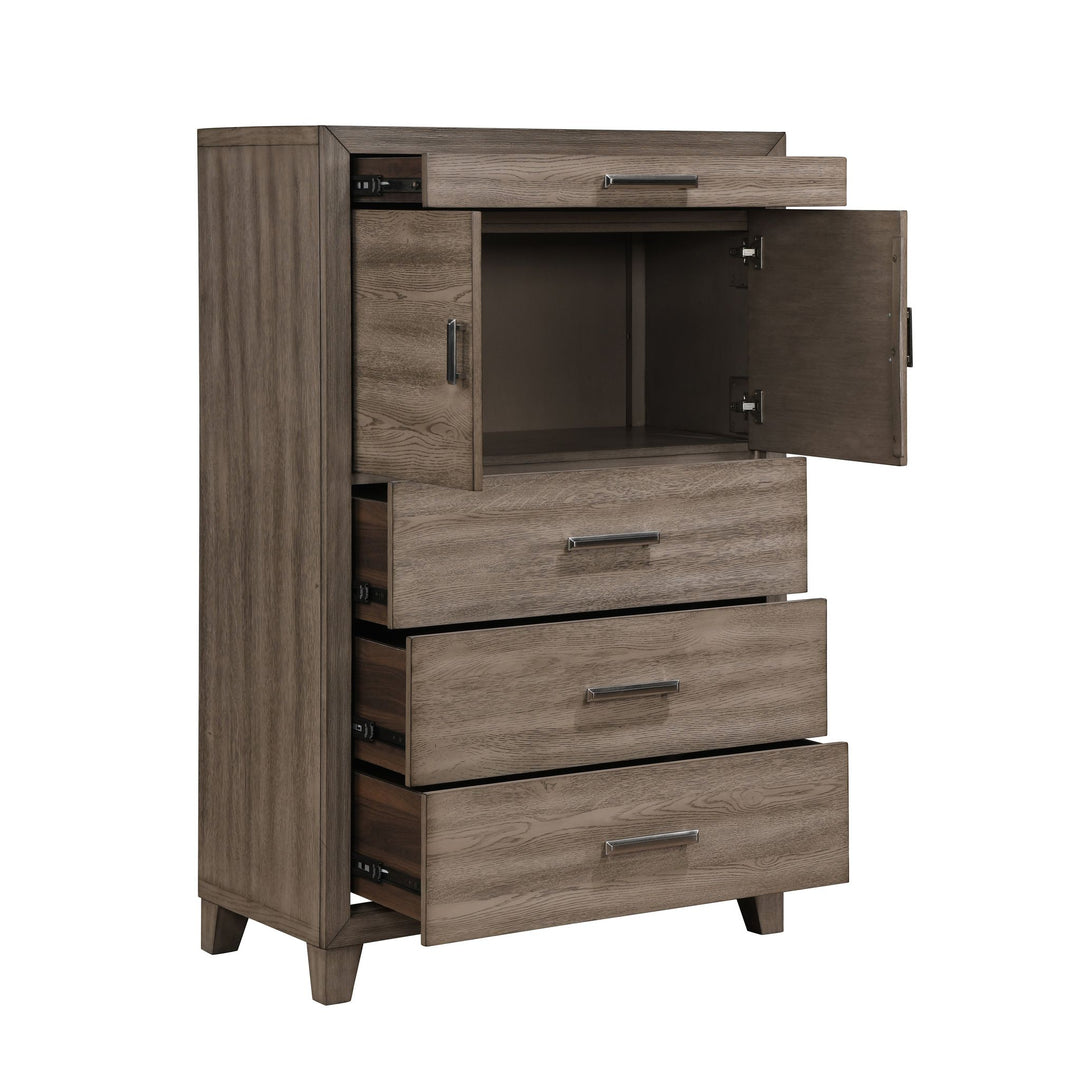 Harrisburg Door Chest-Walnut