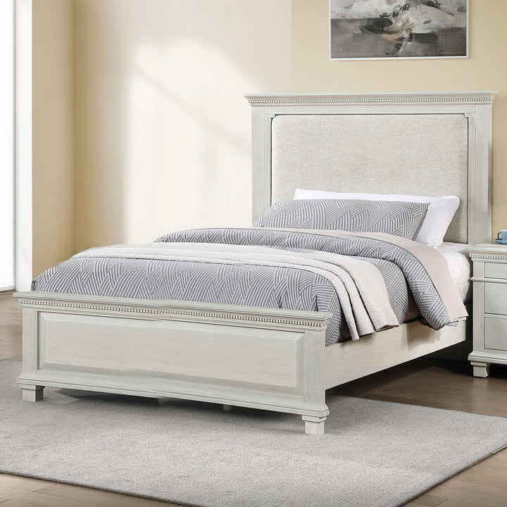 Silver Sands 4/6 F Panel Headboard-Gray