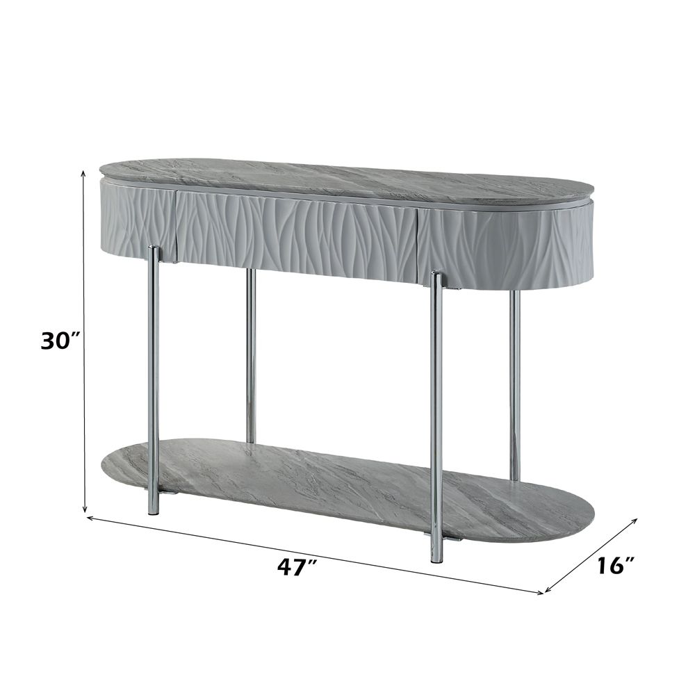 Yukino Sofa Table – dimensions diagram