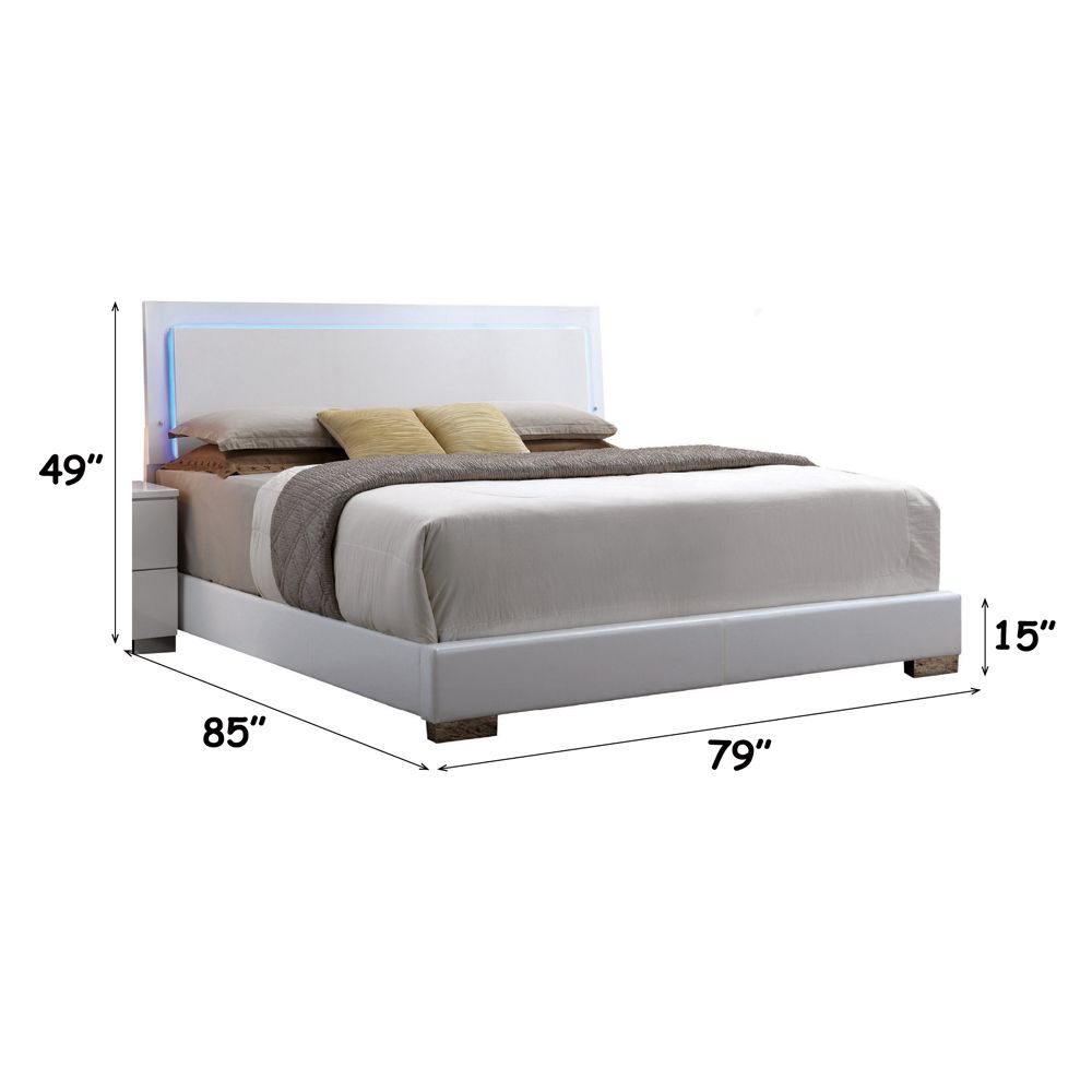 Lorimar Eastern King Bed with Led