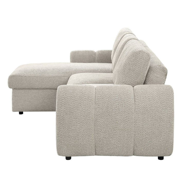 Nuriel Reversible Sectional Sofa w/Sleeper &amp; Storage – view 5