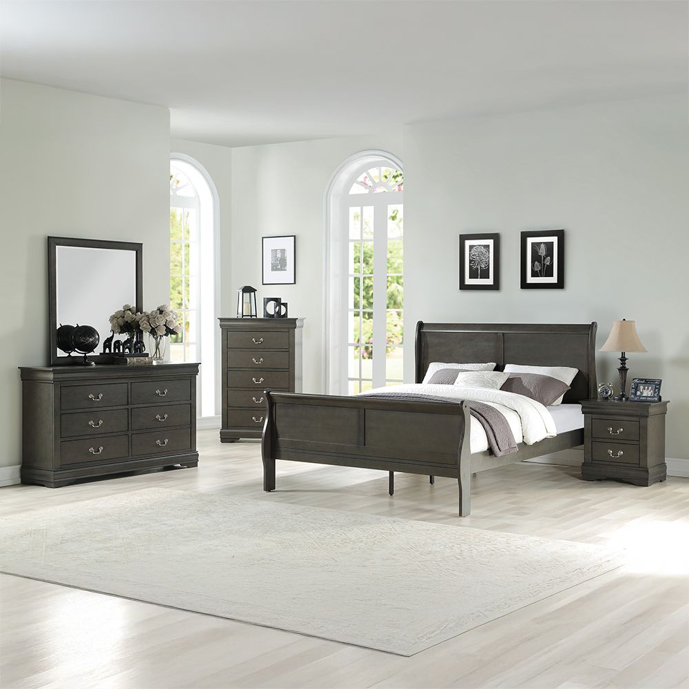 Louis Philippe Eastern King Bed