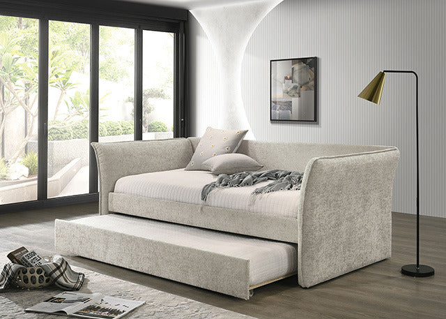 Yuri Twin Daybed W/ Trundle, Beige - view 2