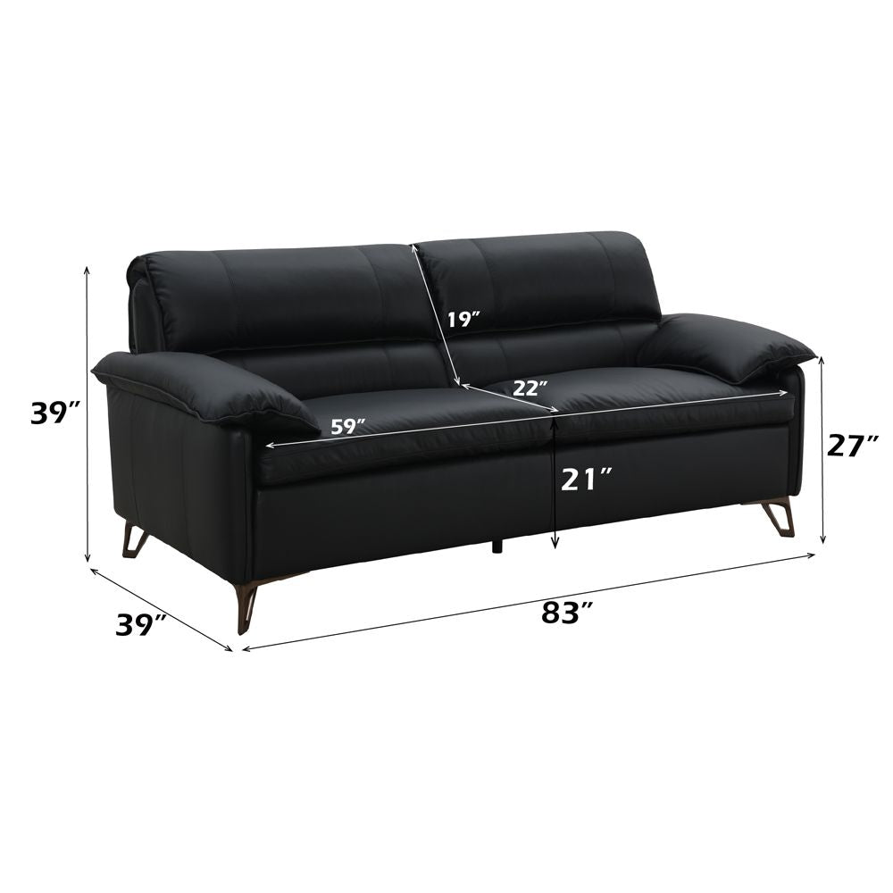 Eilene Loveseat – dimensions diagram