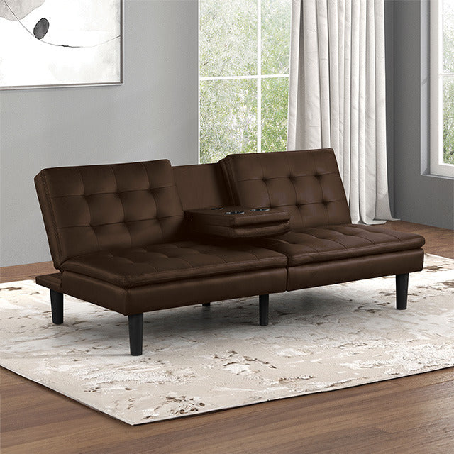 Eidsberg Futon Sofa Bed, Brown