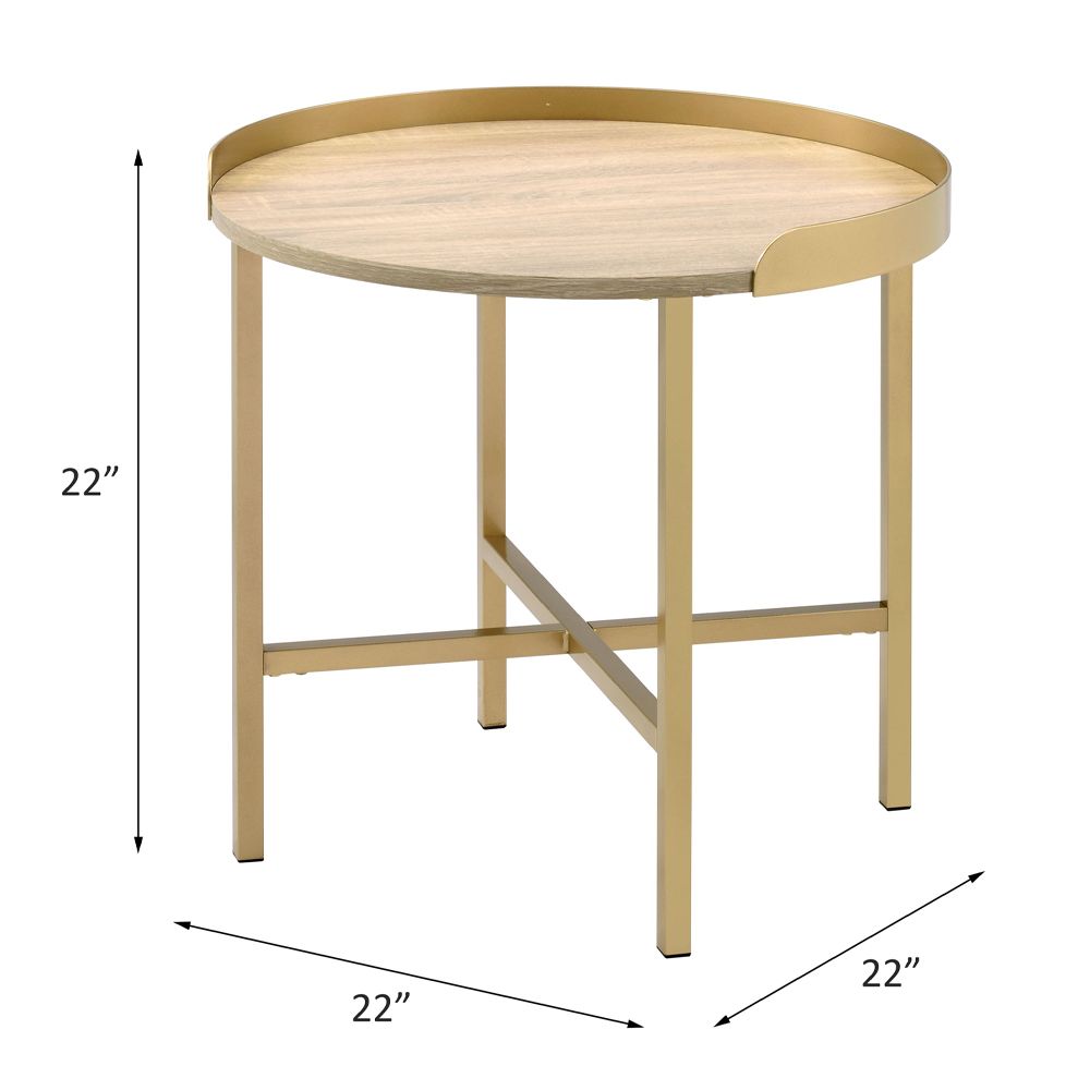 Mithea End Table – line drawing