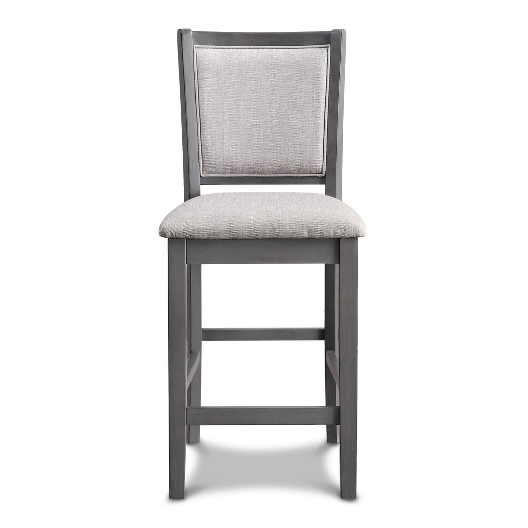 Amy Counter Chair (2/ctn)-Gray
