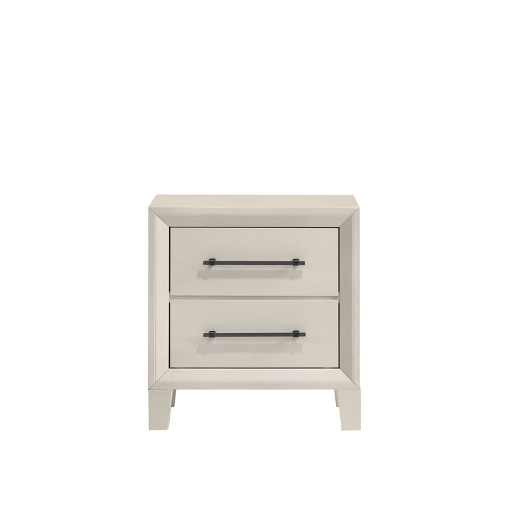 Ballard 2 Drawer Nightstand-White