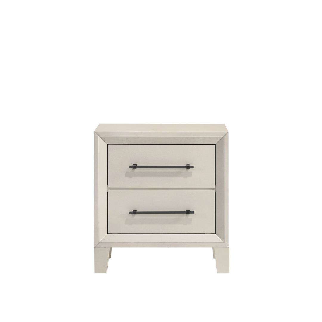 Ballard 2 Drawer Nightstand-White