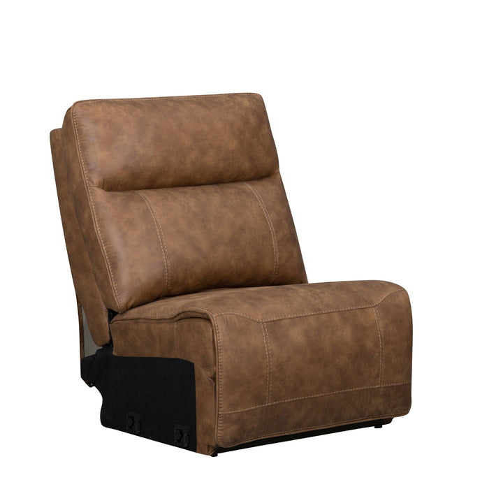 Kyra Armless Chair-Saddle