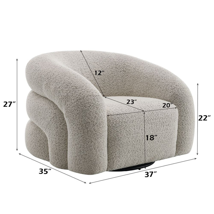 Irma Chair W/Swivel – dimensions diagram