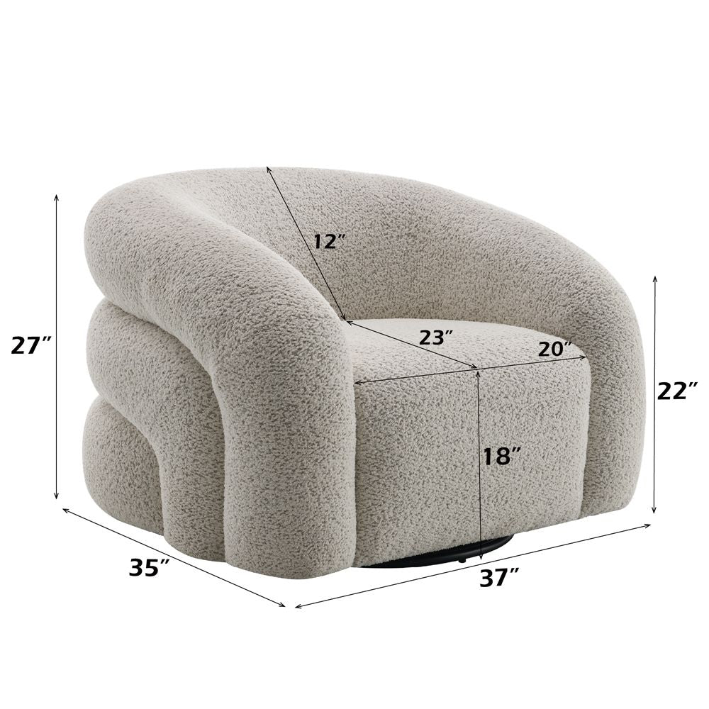 Irma Chair W/Swivel – dimensions diagram