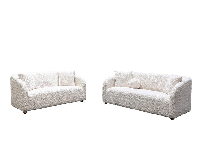 Orevis Sofa + Loveseat, White