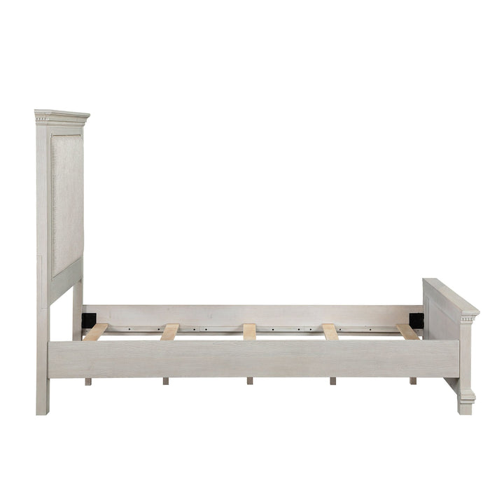 Silver Sands 4/6 Full Panel Footboard &amp; Slats-Gray