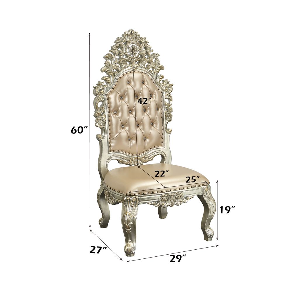 Sorina Side Chair (Set-2) – dimensions diagram