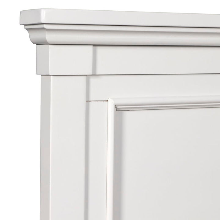 Tamarack White Twin Panel Bed