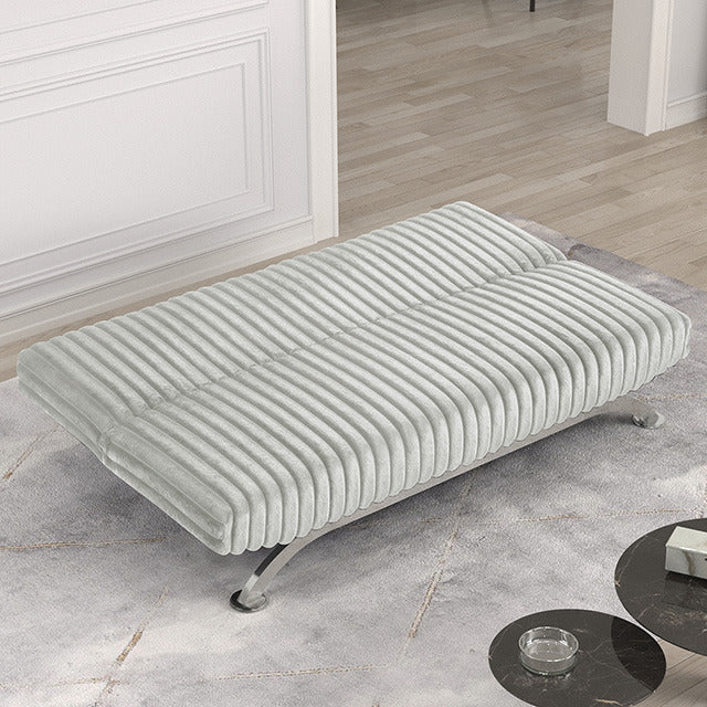 Villeneuve Futon Sofa Bed, Light Gray - view 2