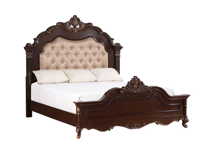 Constantine 5/0 Q  Footboard &amp; Slats-Cherry