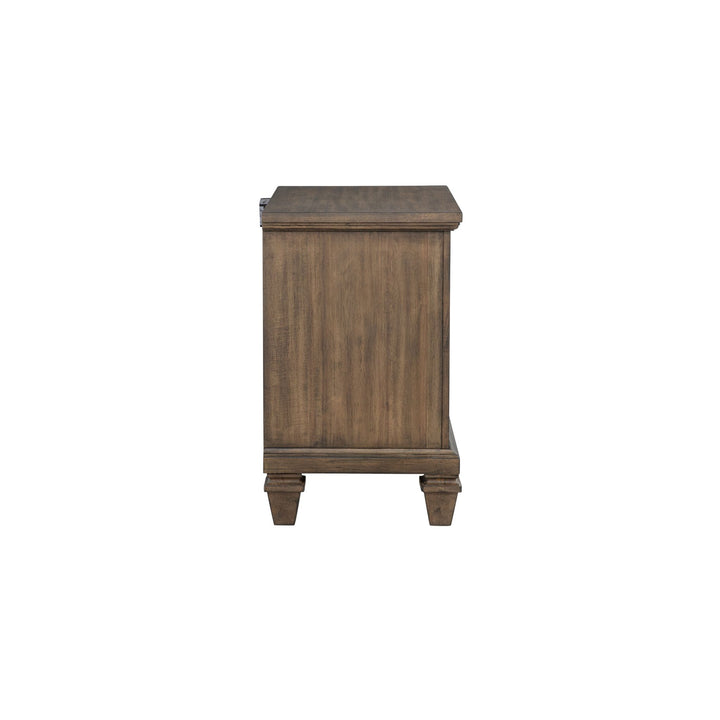 Mariana Nightstand W/usb-Vintage Mocha