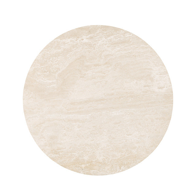 Virden Round Cocktail Table, Dark Brown/Light Beige - view 2
