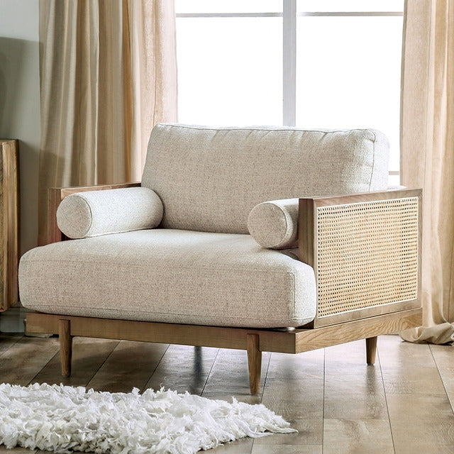 Alesund Chair, Light Oak/Beige