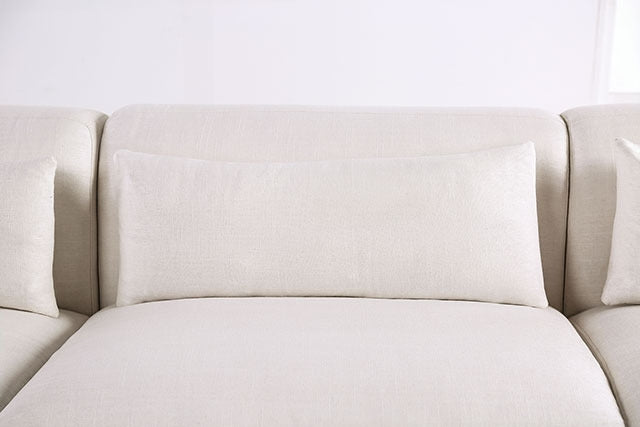 Paderborn Sectional, Right Chaise, Linen White - view 4