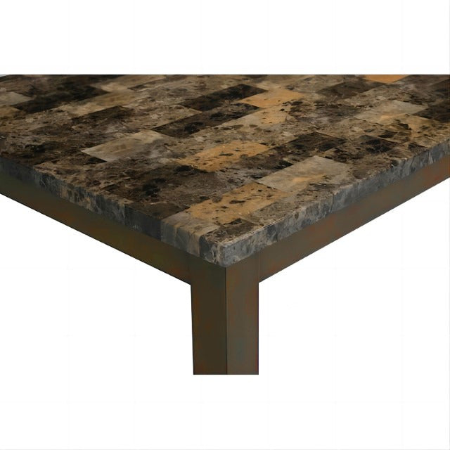Adia 7 Pc. Dinning Table Set, Brown - view 3