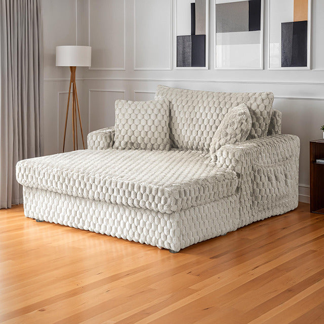 Ferryhill 2-Arm Chaise, Taupe - view 5