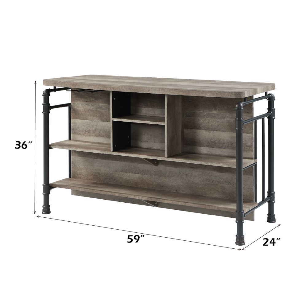 Edina Counter Height Table – dimensions diagram
