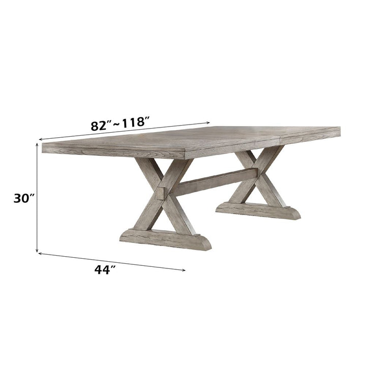 Rocky Dining Table – dimensions diagram