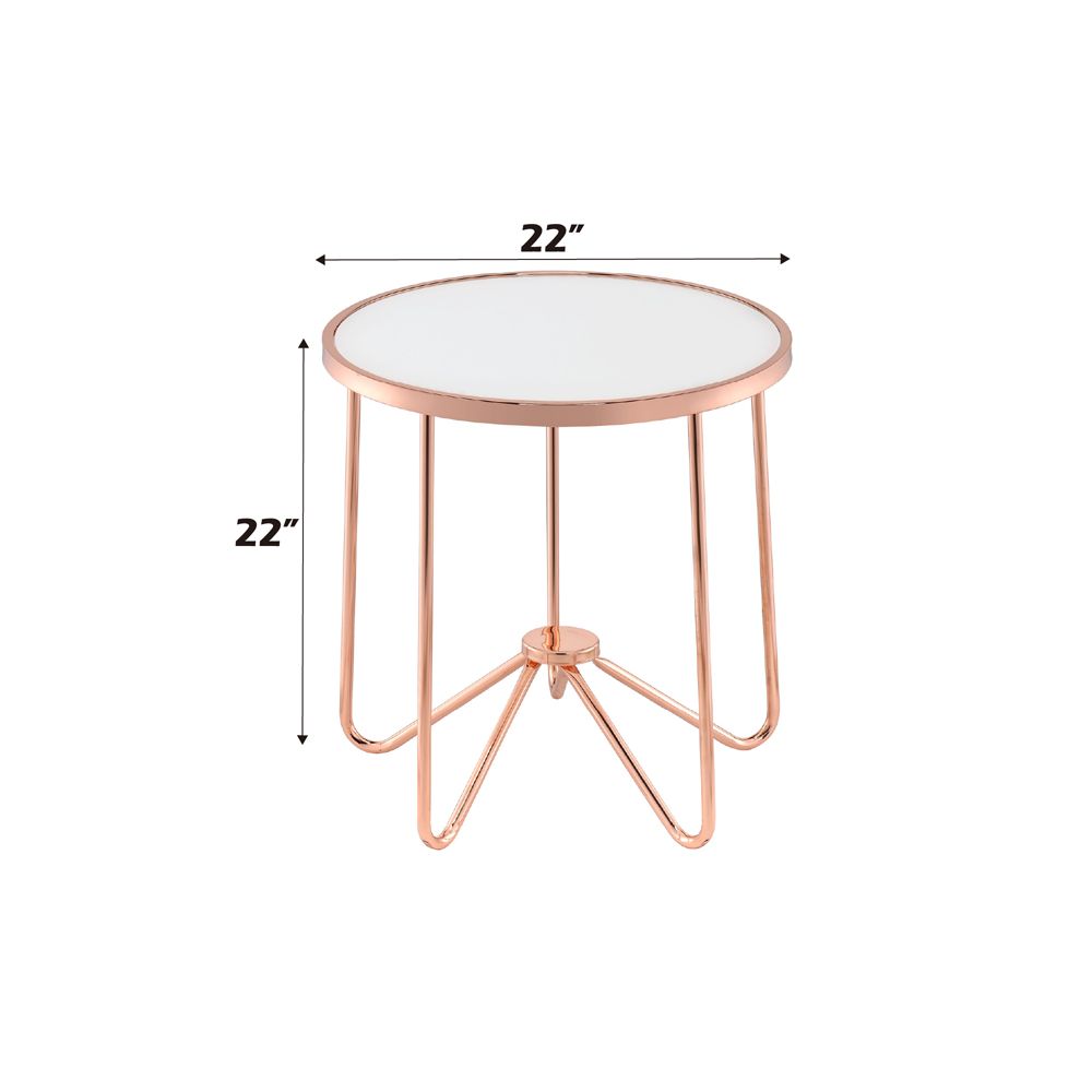 Alivia End Table – dimensions diagram