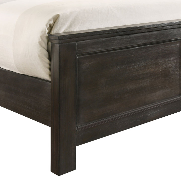 Andover 6/6-6/0 Ek/wk Headboard, Footboard &amp; Slats-Nutmeg