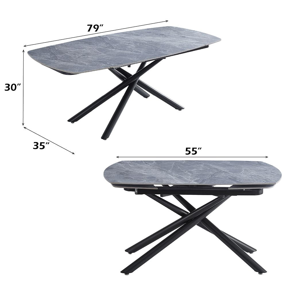Hester Dining Table – dimensions diagram