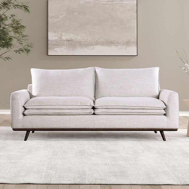 Monthey Sofa, Dark Brown/Light Gray