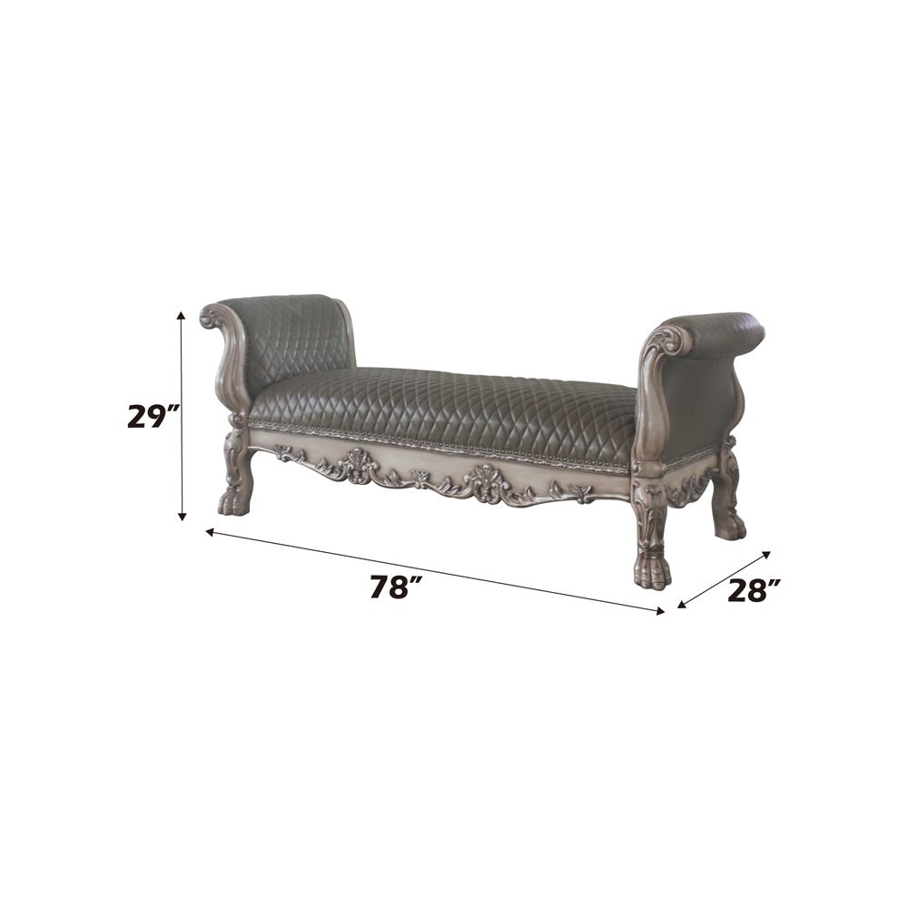 Dresden Bench – dimensions diagram