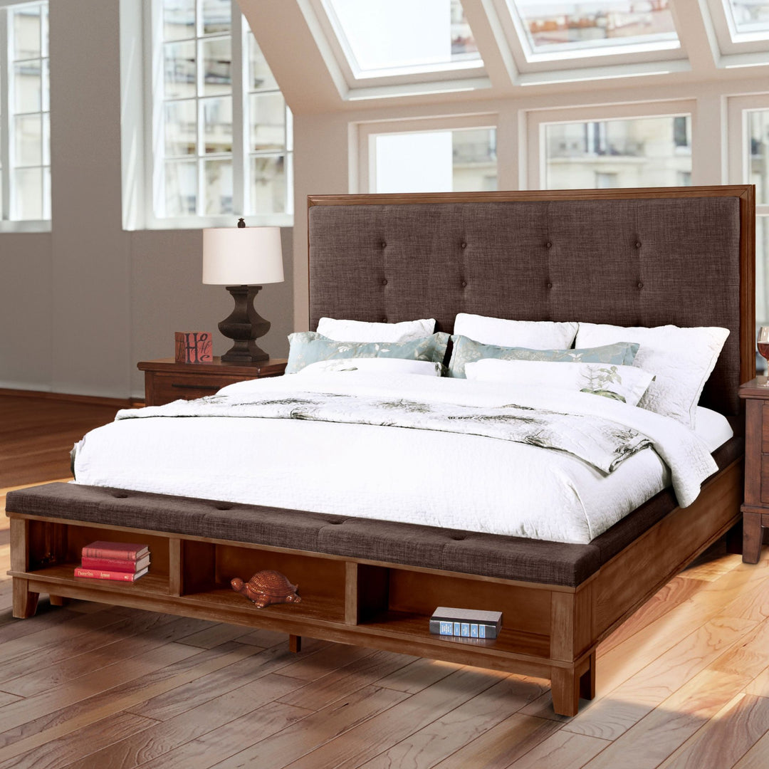Cagney 6/6-6/0 K Headboard-Chestnut