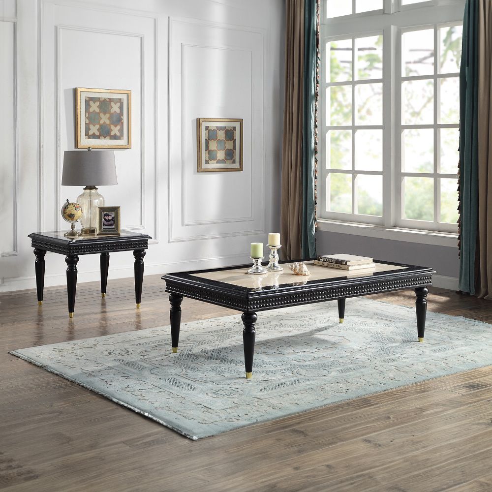 Tayden End Table W/Marble Top – view 5