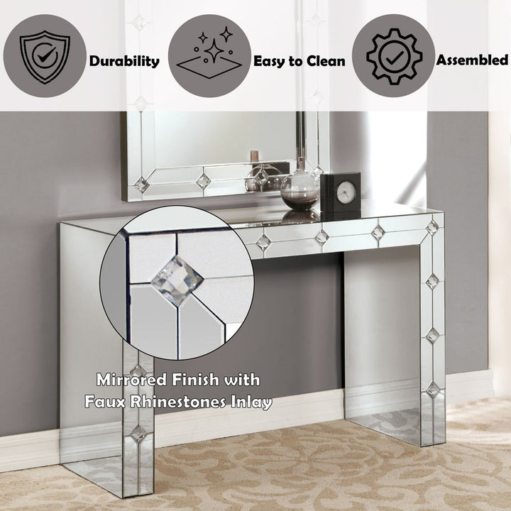 Hessa Console Table – features callout