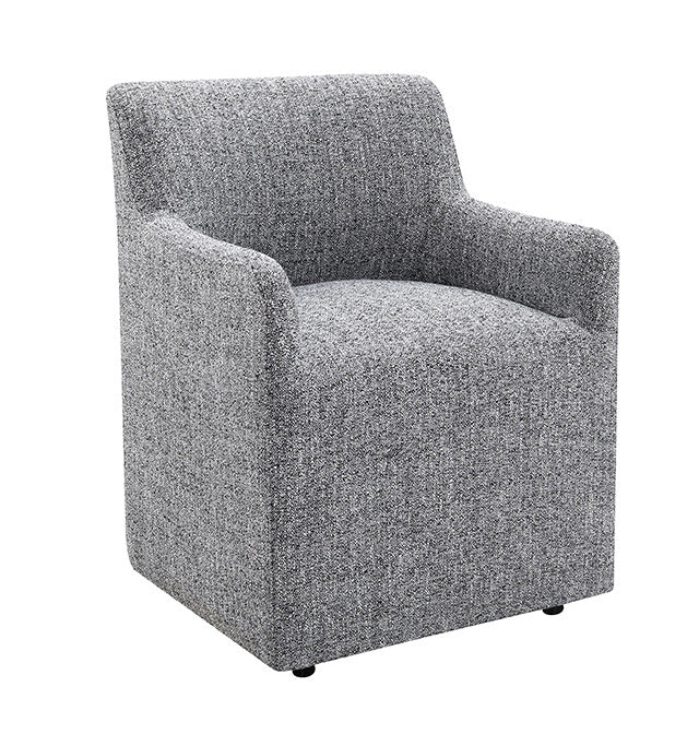 Fico Arm Chair, Pewter Gray