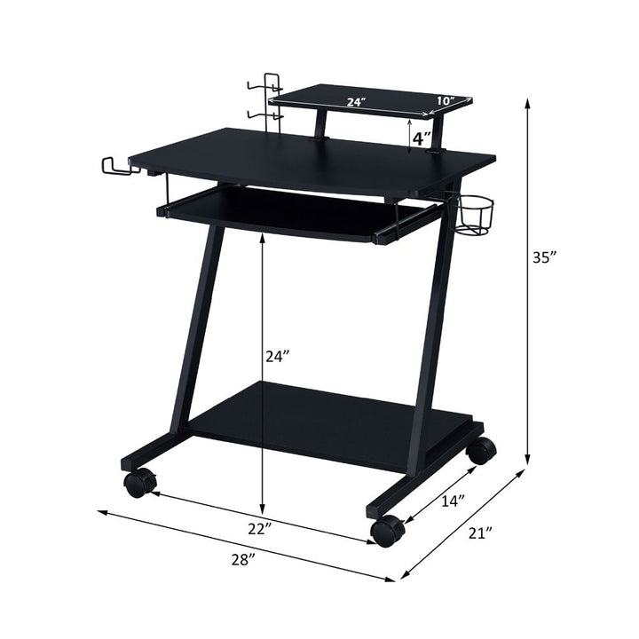 Ordrees Gaming Desk – dimensions diagram