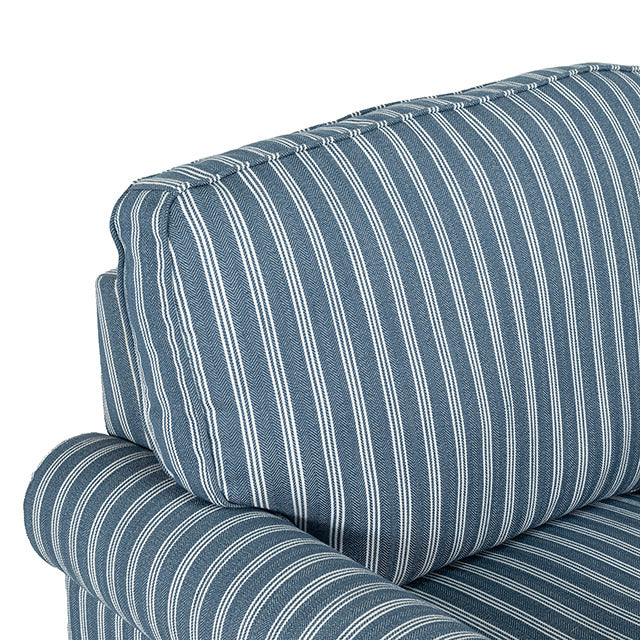 Peggy Accent Chair, Blue - view 3